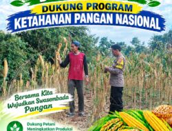 Polsek Palang Dukung Ketahanan Pangan Nasional Melalui Pemantauan Lahan Jagung