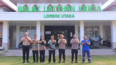 Dukung Program Polisi Peduli Pengangguran, Kapolres Lombok Utara dan Jajaran Sat Binmas Polres Lombok Utara Jalin Sinergi dengan UPTD BLK Lombok Utara